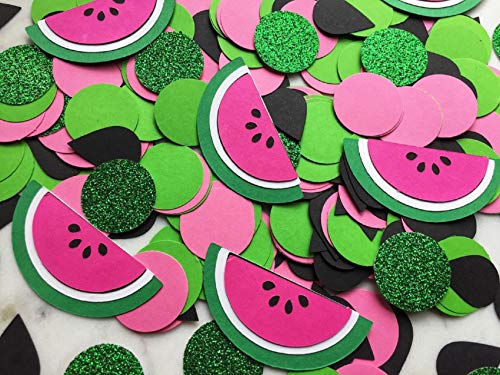Watermelon Confetti - One in a Melon Party - BBQ Confetti