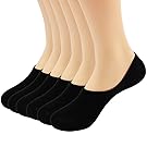 Hippih Women's 3-9 Pairs Casual Thin No Show Socks Non Slip Flat Boat Line