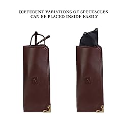 Adamis Genuine Leather Spectacles Soft Pouch for