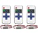 FAVOLCANO (3 Pack) Mini LED Controller Dimmer with 11 Key RF Wireless Remote Control DC 5~24V 12A for Single Color 3528 5050 LED Strip Lights primary