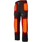 Gerbing 12V Heated Motorcycle Pants Ex Pro - Protective Gear with Outer Shell, Patented Microwire Heating Panels XS