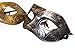 Black/Silver and Gold His and Her Mystery/ Party Mask/ Mardi Gras or Halloween Masks