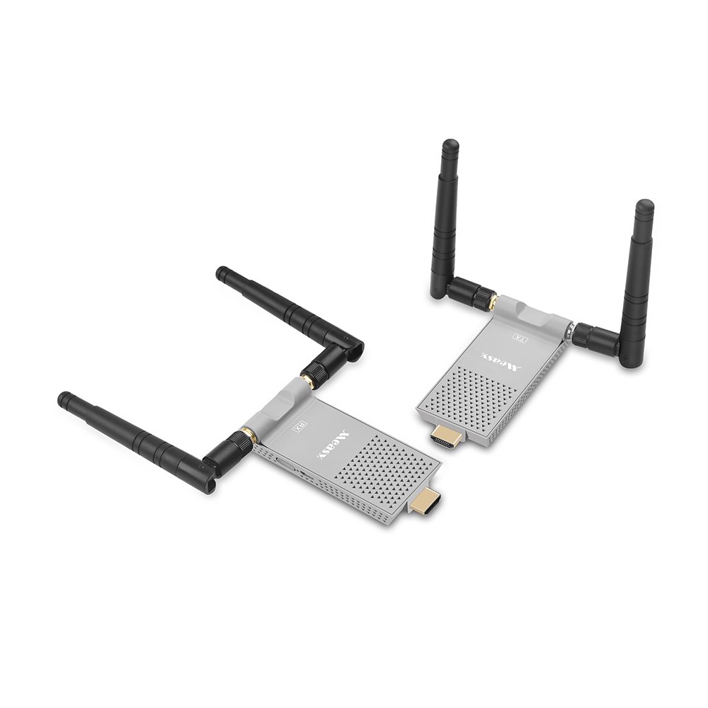 measy AIR PRIME Wireless HD Extender Adapter Dongle 6600ft/200m over WIFI Support IR HD 1080P Video Digital Audio from Laptop PC Nintendo Switch Netflix PS4 to HDTV/Projector