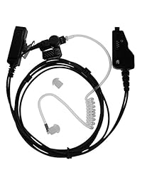 tenq estilo FBI 2 alambre tubo acústico auriculares/auricular para Kenwood Radio Walkie Talkie NX-200 NX-210 NX-300 TK-280/TK-385 TK-3180 TK-5400 8 pines