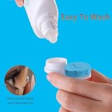 LeFeirr 6 Packs Contact Lens Cases Left/Right Caps Home Travel Outdoor view 4
