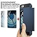 iPhone 6 Case, Vofolen(TM) Impact Resistant Wallet Cover iPhone 6 Card Slot Case Protective Shell - Flexible Shockproof Rubber Bumper Frame Case + Anti-scratches Hard PC Back Cover Skin ID Visa Card Wallet Case for Apple iPhone 6 4.7 Inch (Dark Blue)