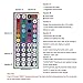 LEDMO Mini 44Key IR Remote Controller for SMD 3528 5050 RGB LED Strip Light