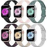 WANLISS Lace Silicone Band Compatible with Apple