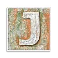 Framed Canvas Wall Art Alphabet Canvas Prints Home Artwork Decoration for Living Room,Bedroom - 16x16 inches