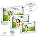 JUOIFIP Premium Acrylic Photo Frame 4x6-5 Pack Gift Box Package, Clear Free Standing Desktop Magnetic Frame Double Sided Best Gift for Family, Perfect Decorate Birthday Wedding Party