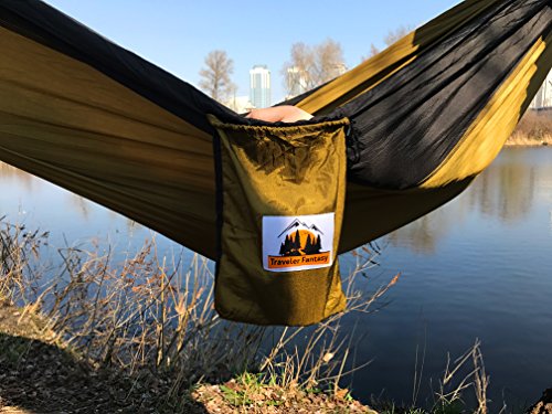 Double Parachute Hammock + 2 Heavy Duty 