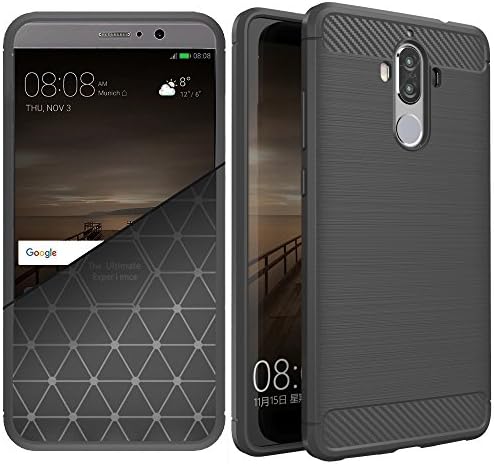 Cocoxin Mate 9 Case, [Wavelength Series] Slim Ergonomic Ripple Design [Matte Grey] [Modern Grip] for HuaWei Mate 9 (Matte Grey)