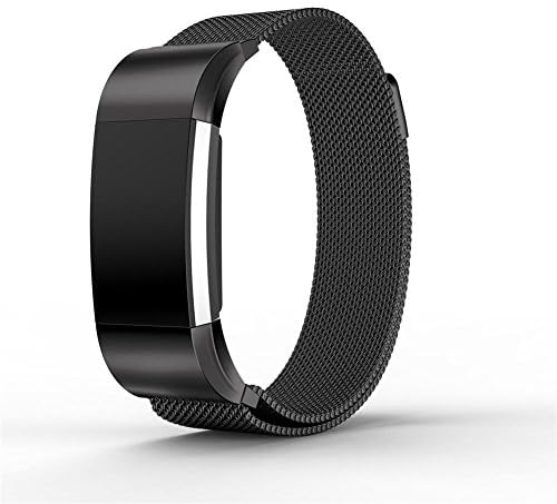 Wovemster smart watch belt accessories universal replacement watch with wristband durable elegant Milan ring stainless steel metal strap strap bracelet for Fitbit Charge 2