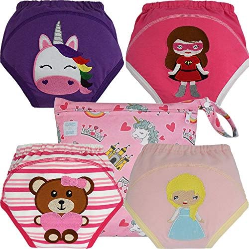 MOM & BAB Potty Training Pants/Underwear for Toddlers Free Wet Bag
