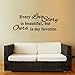 DNVEN Quote Wall Decals Every Love Story is Beautiful Stickers DIY Removable Vinyl Arts Quotes Graphic Decor for Family Bedrooms Playrooms Girl Rooms 30 inches x 15 inches