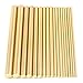 Swpeet 18Pcs Assorted Brass Solid Round Rod Lathe Bar Stock Kit, Diameter 2mm-8mm Length 100mm, Perfect for Various Shaft, Miniature Axle, Model Plane, Model Ship, Model Cars primary