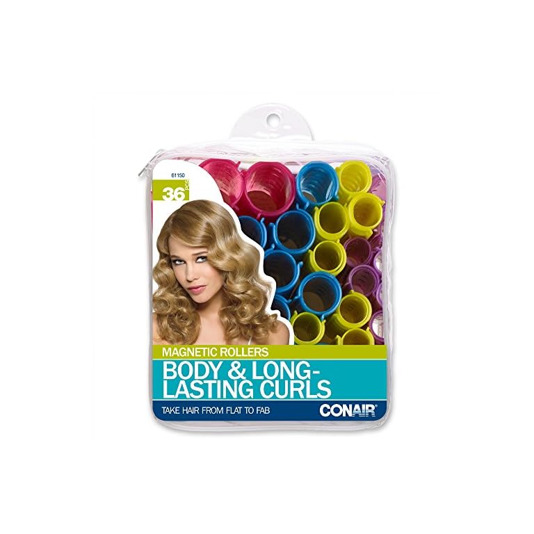 Conair 61121n Magnetic Rollers, 75 Pack