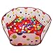 QIYO(TM) Portable Cute Hexagon Polka Dot Kids Playpen Ball Pit Indoor and Outdoor Easy Folding Play House Children Toy Play Tent with Tote Bag for Kids Gifts