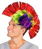 Fun Central AD156 LED Light Up Mohawk Wig - Multicolor