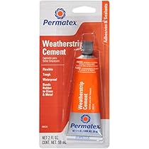 Permatex 80328 Weatherstrip Cement, 2 oz.