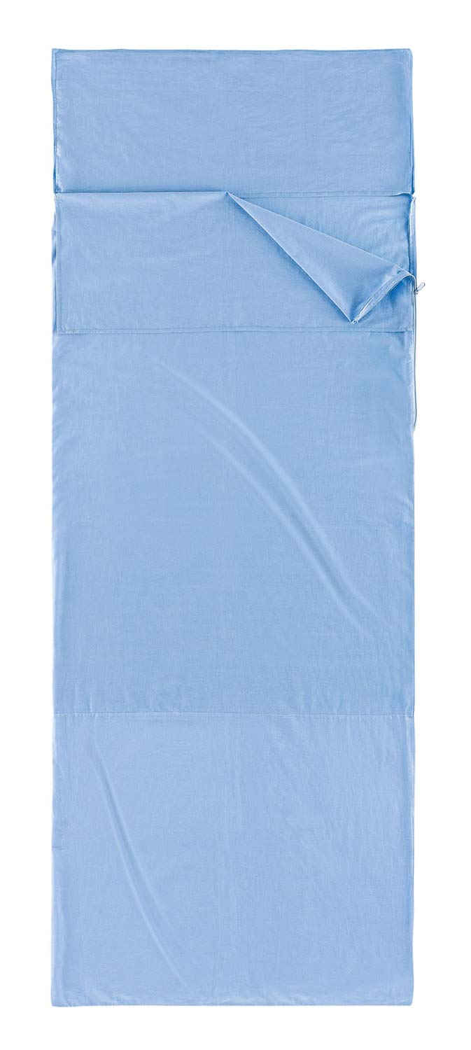 Ferrino Comfort Liner Sq Bed Sheet, Blue, XL