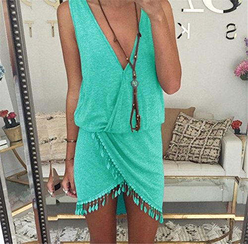 Autumn Water Beach Cover Up Deep V-neck Bikini Cover Ups Swimwear Women Beach Tunic Bathing Suit Coverup Summer Swimsuit