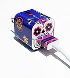 Tech Tattz Sugar Skull USB Charger Skin Sticker Wrap
