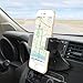 Car Mount Holder, Veckle CD Slot Car Mount Cell Phone Holder for Car Stable Universal Cradle Stand Car Phone Holder for Smartphone iPhone 7 6S 6 Plus Samsung Galaxy S8 S7 S6 Edge Note 5 4 GPS - Black