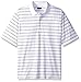 PGA TOUR Men's Big and Tall Golf Airflux Three Color Short Sleeve Polo Shirt