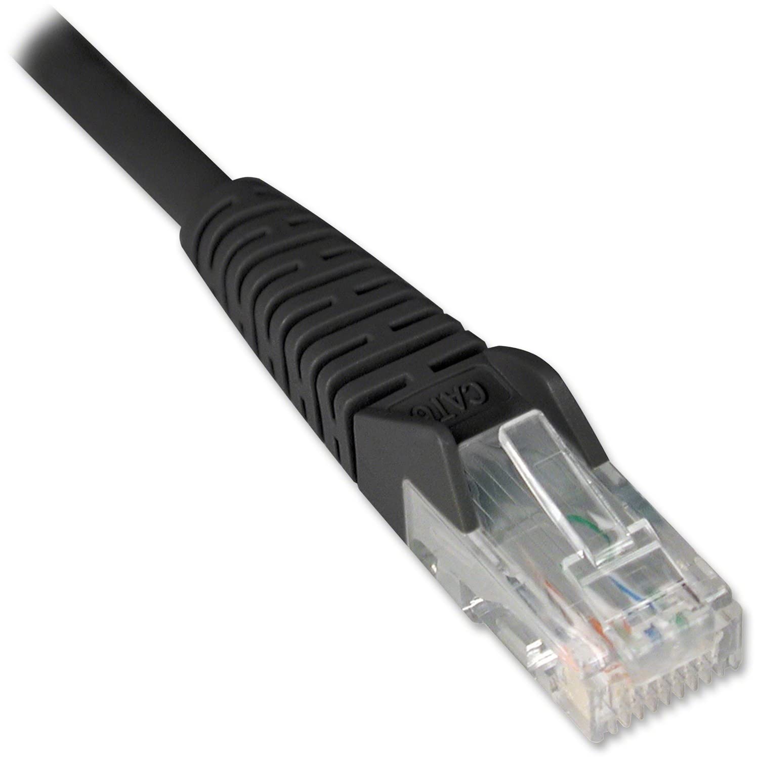 Tripp Lite Cat6 Gigabit Snagless Molded Patch Cable (RJ45 M/M) - Black 4.27 m / 14-ft. (N201-014-BK)
