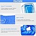 MATCC Car Clay Bar 2Pack x180g Magic Clay Auto Detailing Clay Blue in Sealed Storage Box with Microfiber Cleaning Cloth