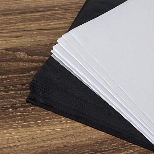 200 Sheets Transfer Carbon Paper and Tracing Paper with 5 Pieces Embossing Styluses Stylus