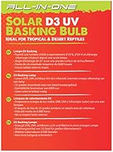Komodo Solar D3 UV Basking Bulb 80W for Desert Tropical Reptile Habitats view 3