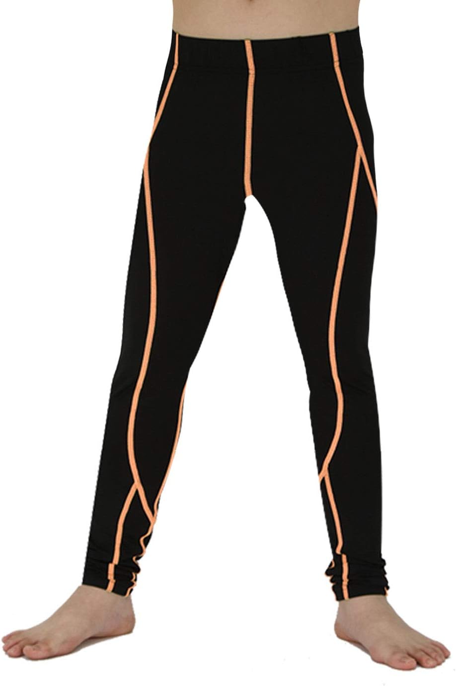 Boys Compression Leggings Sports Running Stretch Hockey Pants Athletic Football Tights Kids Base Layer