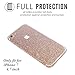 iPhone 7 Bling Skin Sticker, Supstar Full Body Coverage Glitter Vinyl Decal - Dustproof, Anti-Scratch for Apple iPhone 7 (Champagne Gold)