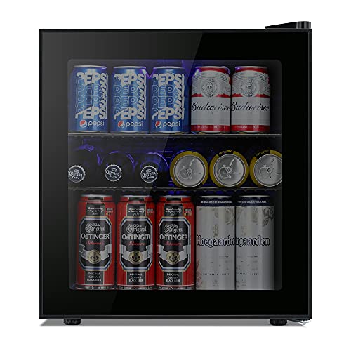 Electactic Wine Cooler 17 Bottle Beverage Refrigerator, Small Mini Wine