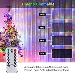Curtain String Lights, USB Powered Hanging Fairy