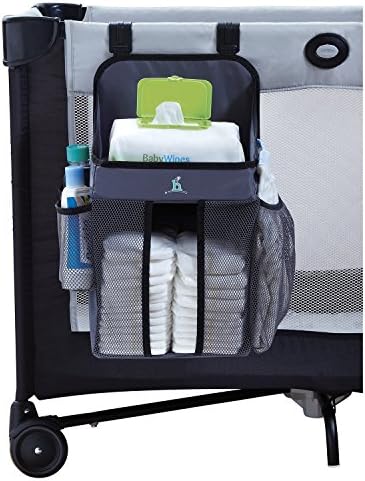 New Baby Bed Hanging Storage Bag Baby Cot Beding Set Cotton Crib Organizer Bottle Toy Diaper Pocket for Crib Nursery Hanging Set