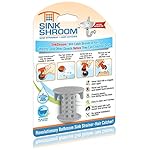 SinkShroom The Revolutionary Sink Drain Protector Hair Catcher/Strainer/Snare, Gray