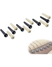 2 Écrous Fendus Pour Guitare Classique - 48 Mm - Plastique Blanc - Pré-rainurés - Installation Facile