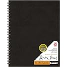 Pentalic Sketch Book, Wirebound, 8-1/2-Inch by 11-Inch