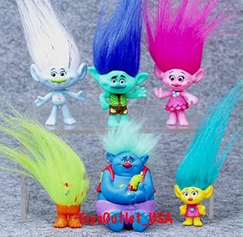 Buy Dreamworks Trolls Long Hair Toys Figures Collection Poppy