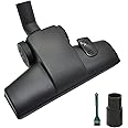 EZ SPARES Compatible with 1 1/4" 32mm Universal Vacuum Cleaner Brush Head 2 New Functions choose(On Floor&Carpet)