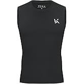 Konrunppy Boys Sleeveless Compression Shirt Qucik Dry Athletic Tank Tops Youth Kids Basketball Football Undershirt Workout