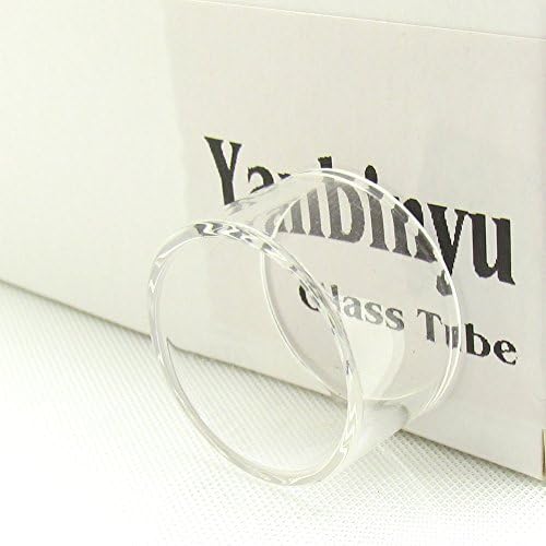Yanbinyu 25mm O.D 15mm Length Tubing Glass Tube PK of 5 Pieces