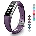 Greeninsync Compatible with Fit Bit Alta Band with Metal Clasp,Replacement for Fit Bit Alta Bands Large Alta Bracelet Strap for Fit Bit Alta/Fit Bit Alta HR/Fit Bit Ace(Plum)