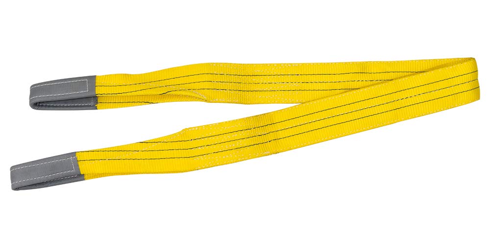 Petex 47103219 Lifting Strap WLL 3,000 kg, Length 2 m, Width 90 mm, Yellow