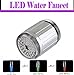 Phenas Self Power Water Powered Temperature Control Sensor Water Glow RGB 3 Colors Changing LED Faucet