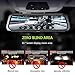 Mirror Dash Cam 10 inch 1080P Full Touch Screen Stream Media Front Rear Dual Lens Dashboard Recorder Waterproof Reversing Camera