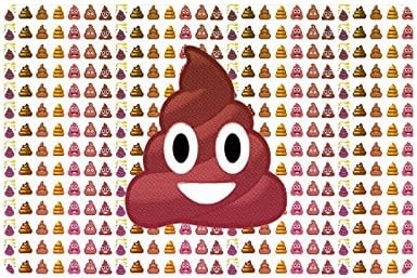 Stylish Happy Funny Poop Emoji Face Durable Home Indoor/Outdoor Floor Mat Doormats 23.6 x 15.7 inches(Small)